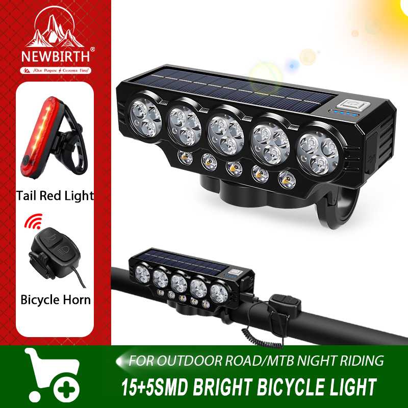 Bike Bell - Luz LED Solar para bocina de