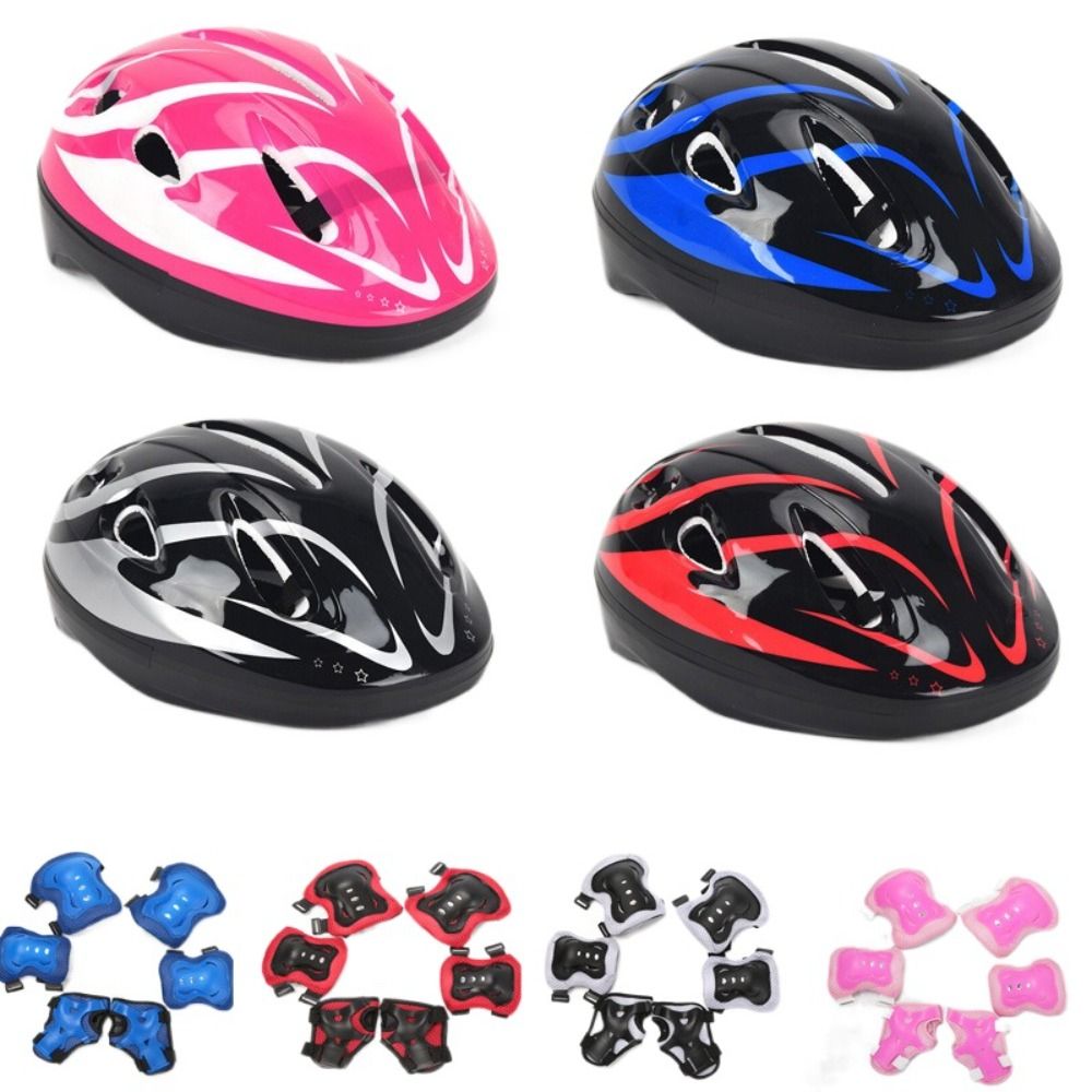 Cycling Gear Of The Year - Casco para niños, rodilleras y coderas,