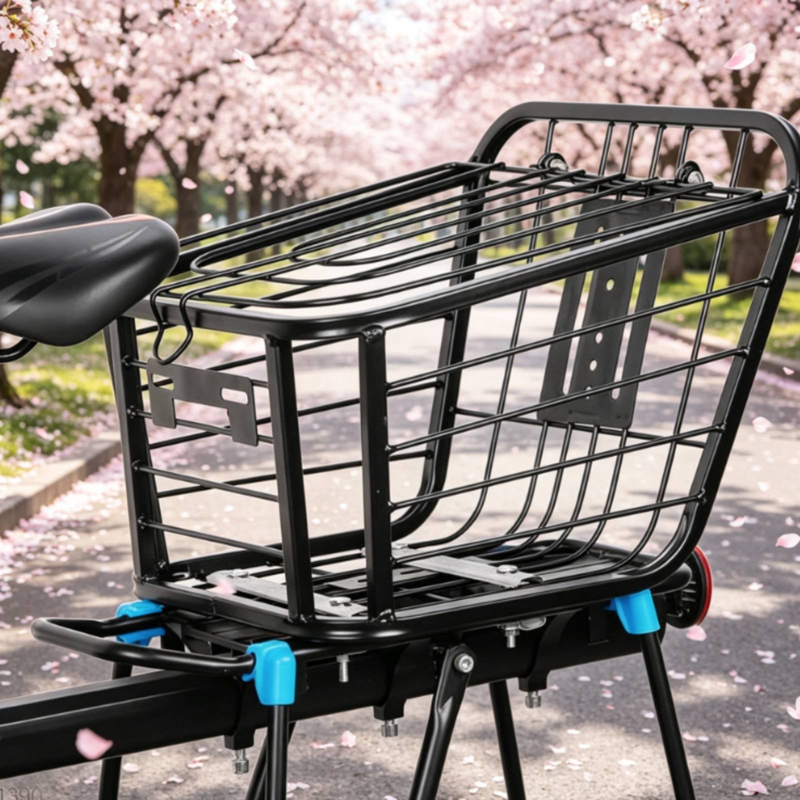 Cycling Gear Shop - Cesta trasera plegable para bicicleta de