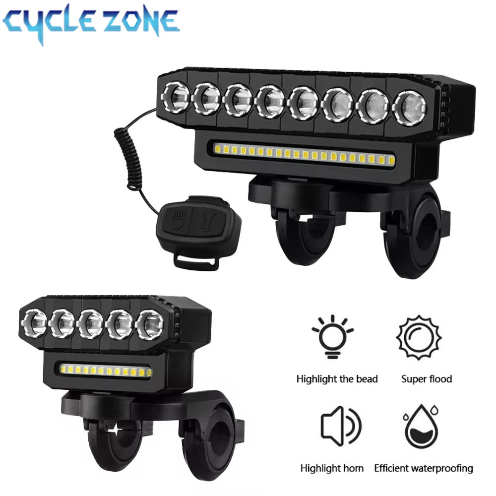 Bike Bell - Luz delantera de bicicleta LED 5/8