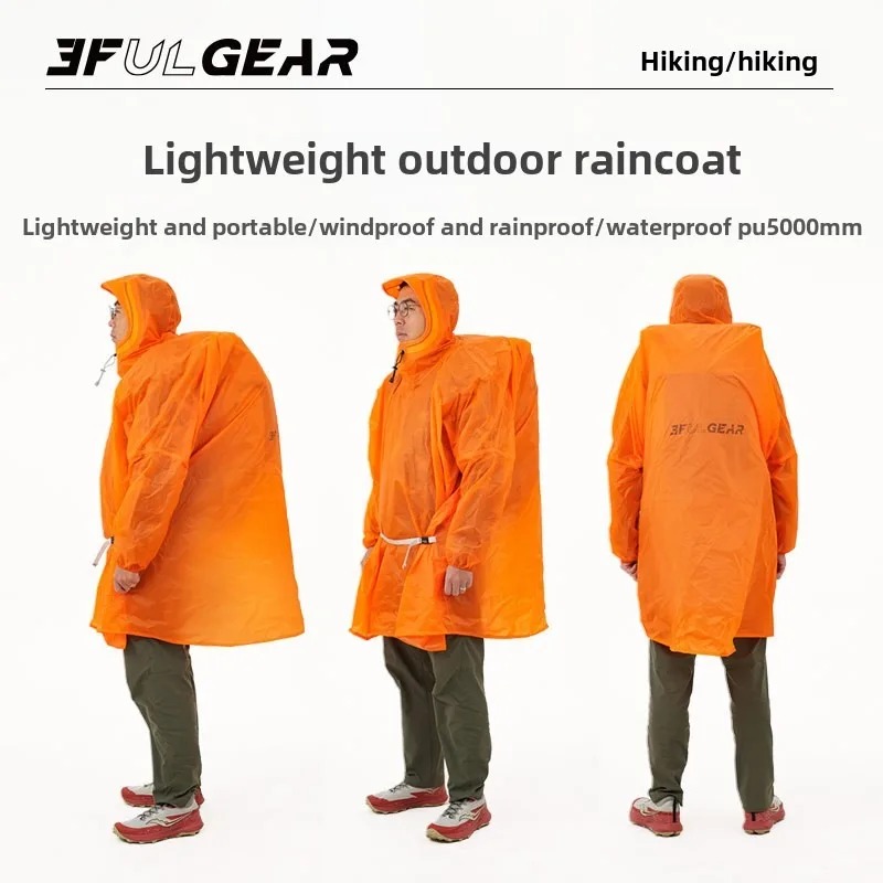 Cycling Gear Jacket - Poncho Impermeable Ultraligero 3F UL GEAR