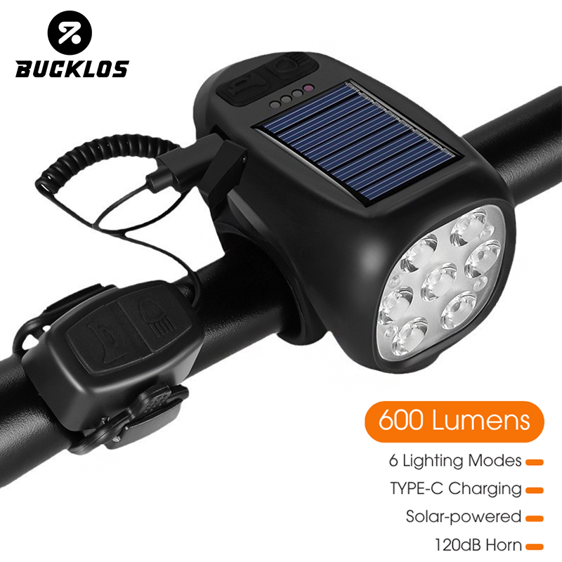 Bike Bell - Luz para Bicicleta BUCKLOS con Bocina,