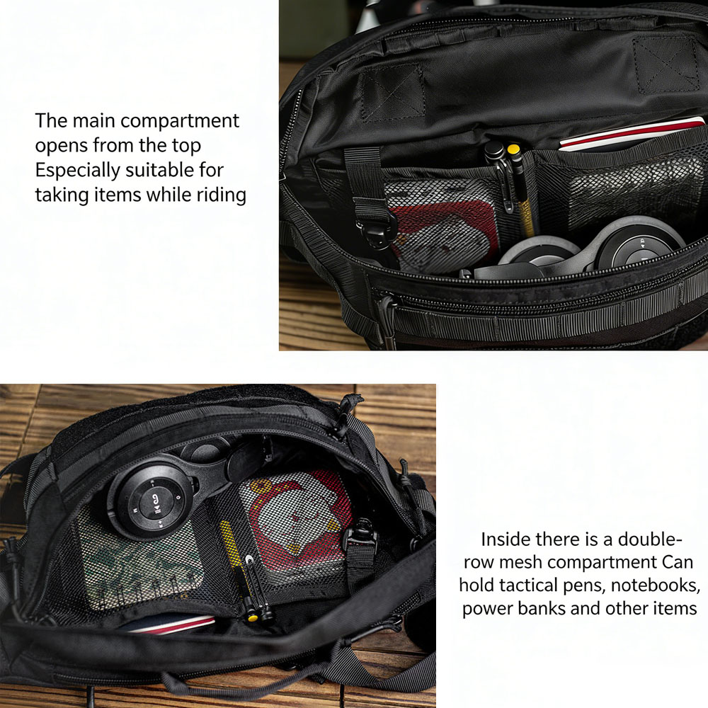 Bolso Táctico Bandolera Multif - Cycling Gear Pouch reseña y precio