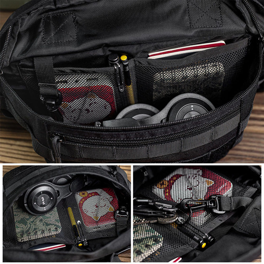 Bolso Táctico Bandolera Multif - Cycling Gear Pouch reseña y precio