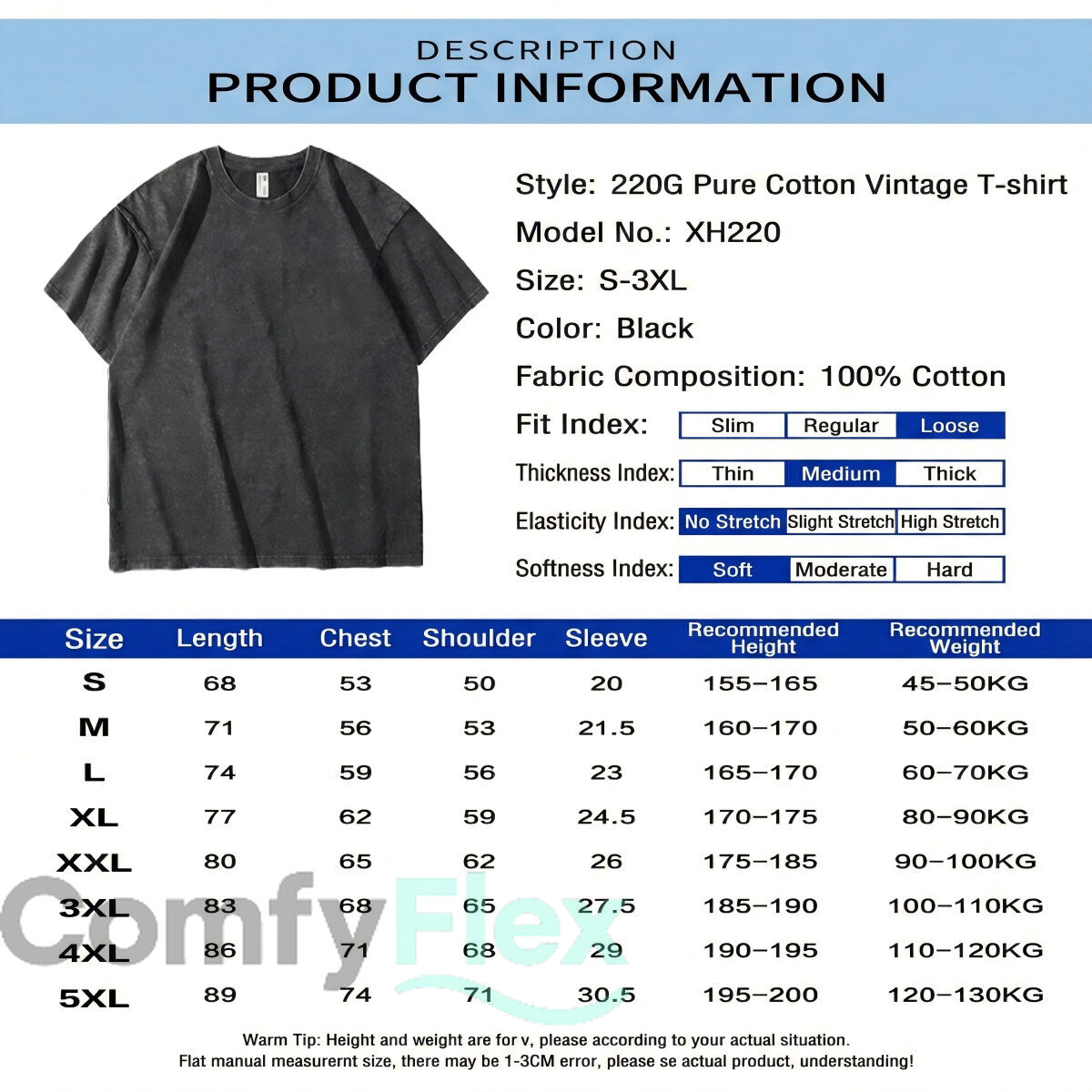 Camiseta Vintage de Manga Cort - Cycling Gear Shop reseña y precio