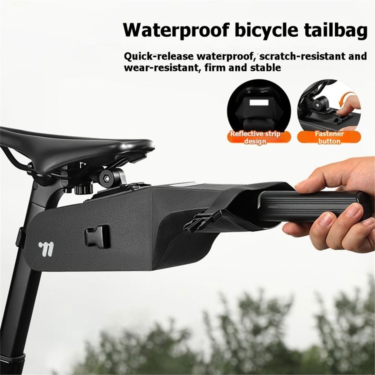 Bolsa Impermeable para Sillín  - Cycling Gear Pouch reseña y precio