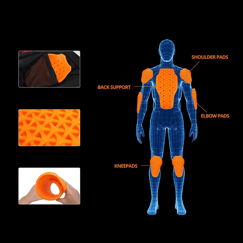 Equipo de Ciclismo, Protector  - Cycling Gear Jacket reseña y precio