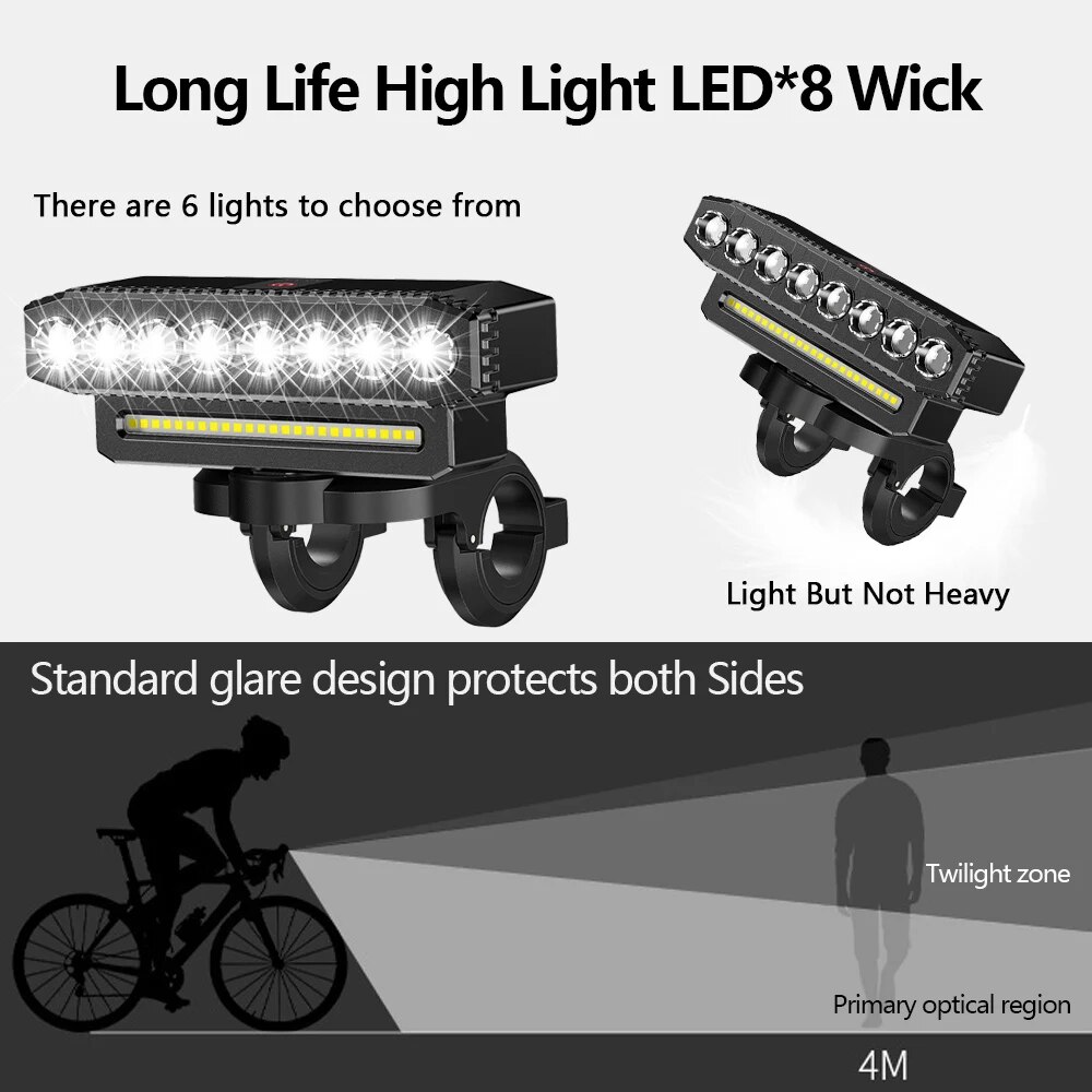 Luz delantera de bicicleta LED - Bike Bell reseña y precio
