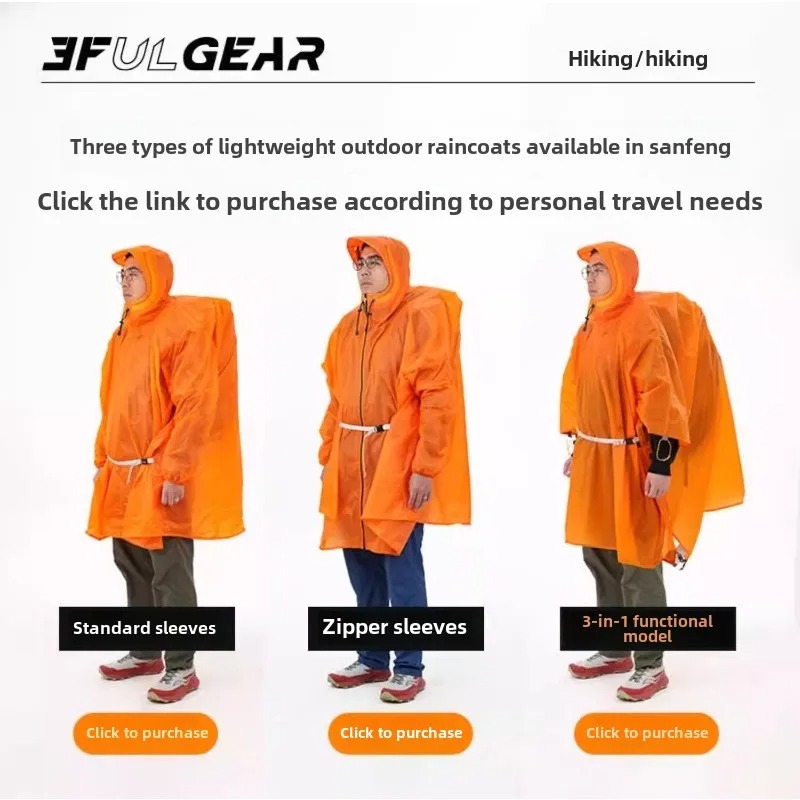 Poncho Impermeable Ultraligero - Cycling Gear Jacket reseña y precio